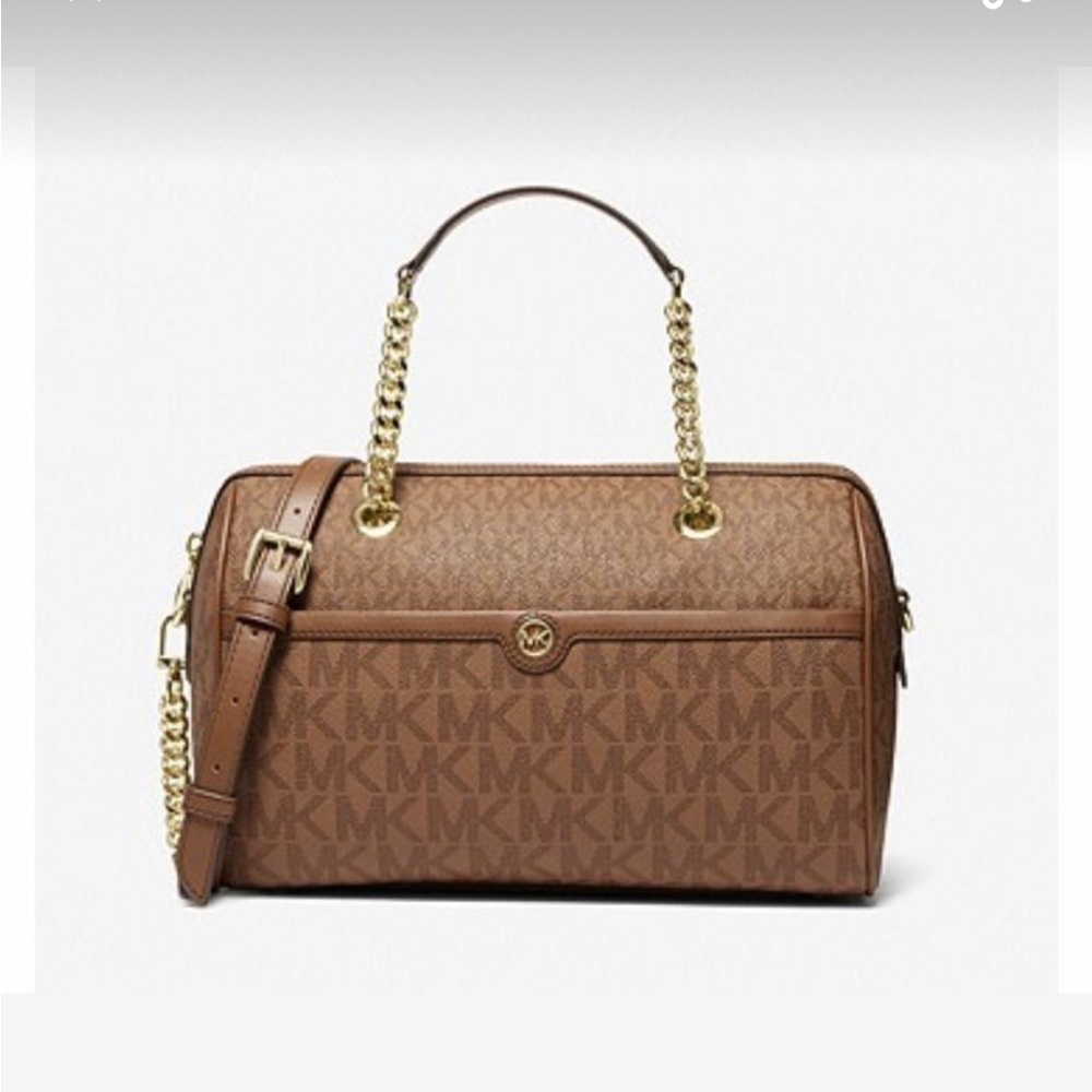 Michael Kors Brown Satchel Bag